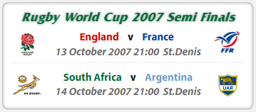 RWC 2007 Semifinals