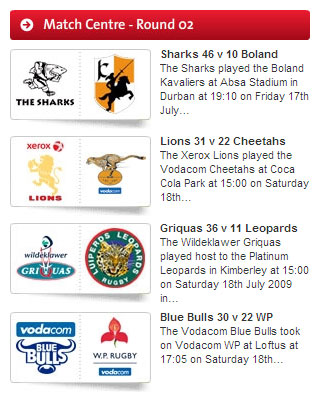 Absa Currie Cup Round 2